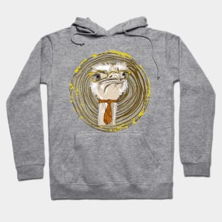 Funny Hipster Ostrich Hoodie